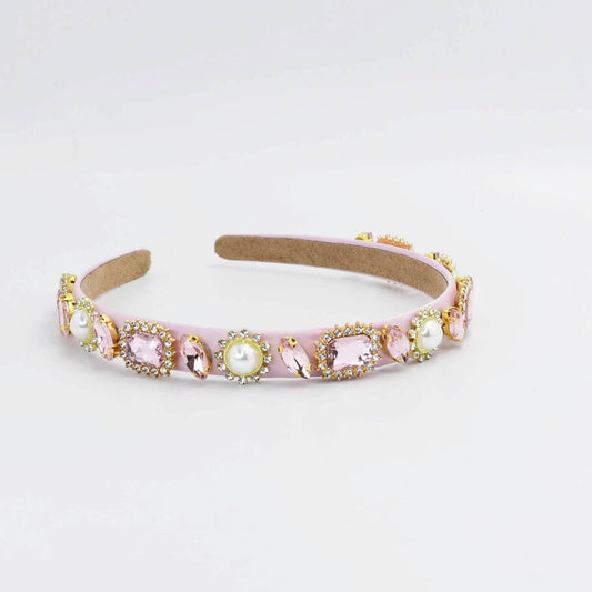 Light Pink Jewel Headband
