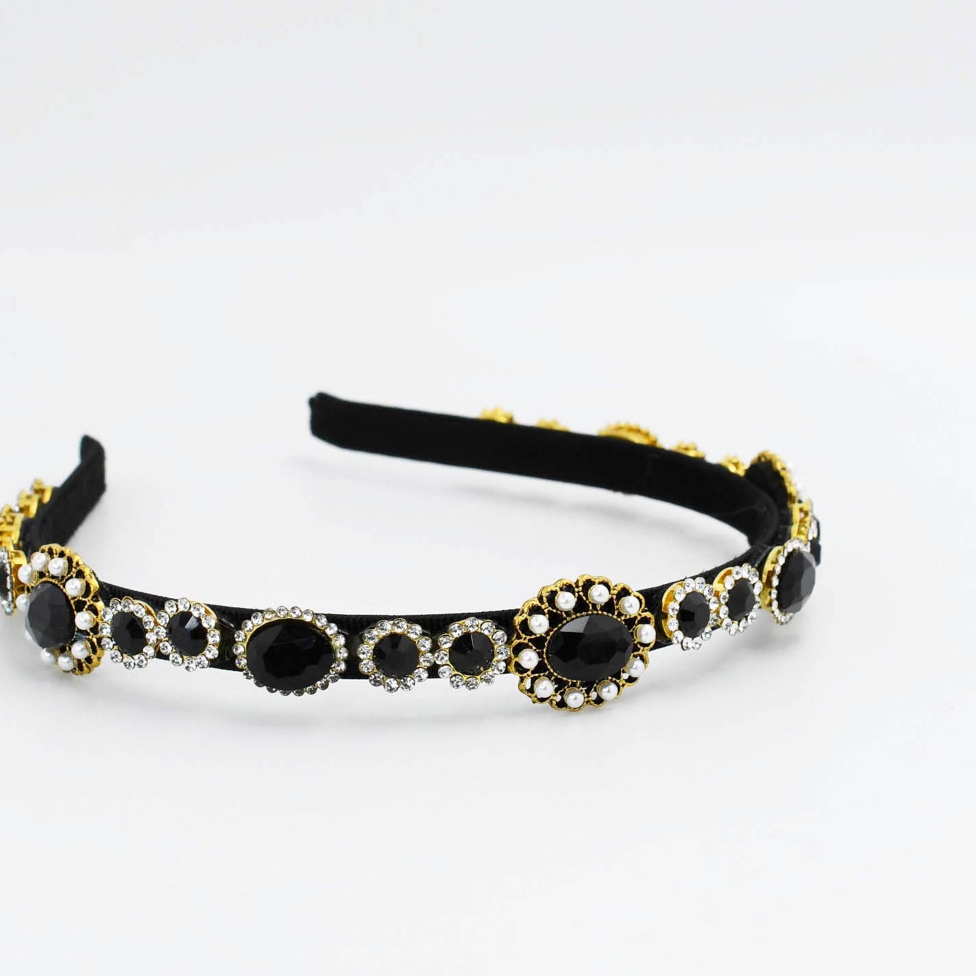 Black Jewel Headband