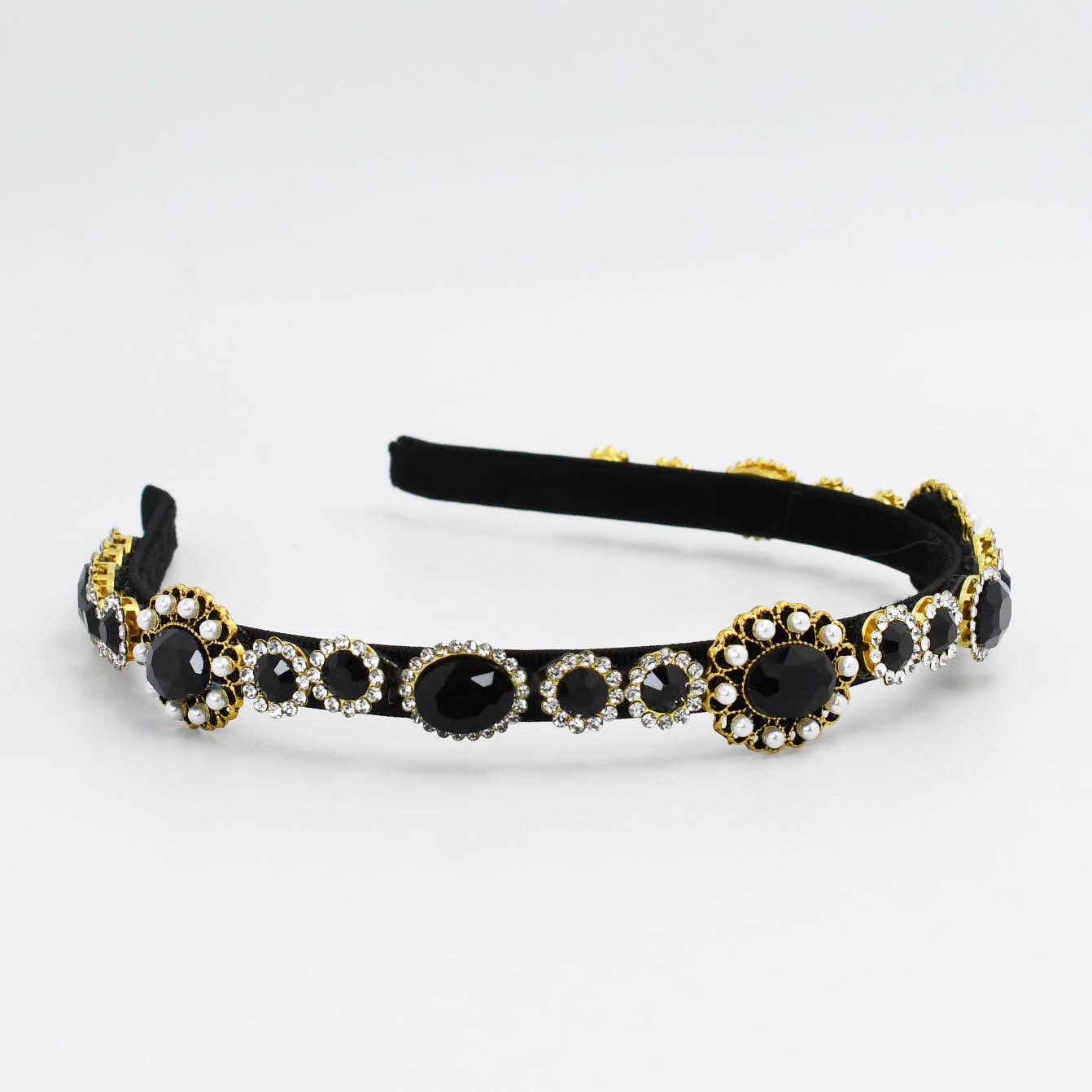 Black Jewel Headband