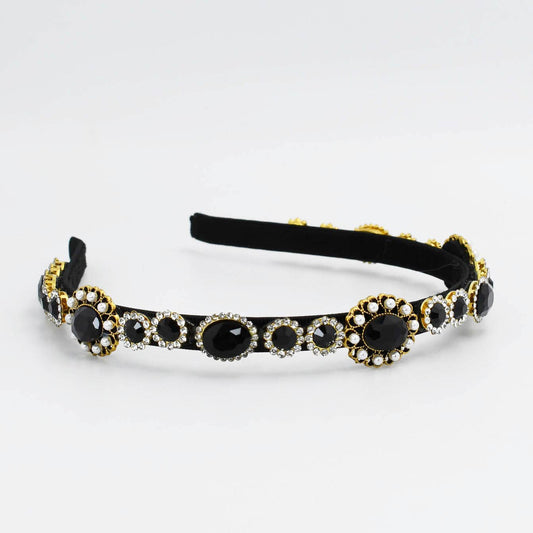 Black Jewel Headband
