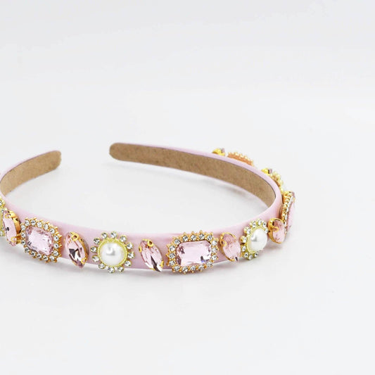 Light Pink Jewel Headband