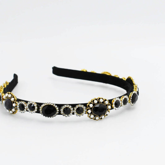 Black Jewel Headband