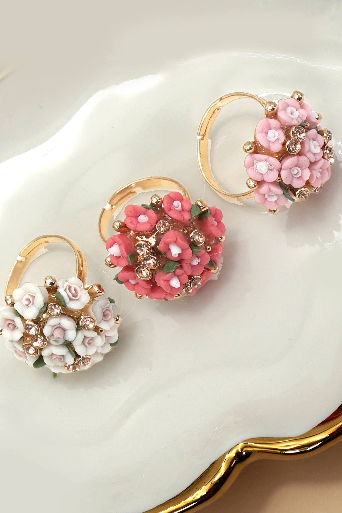 Adjustable Blossom Floral Ring